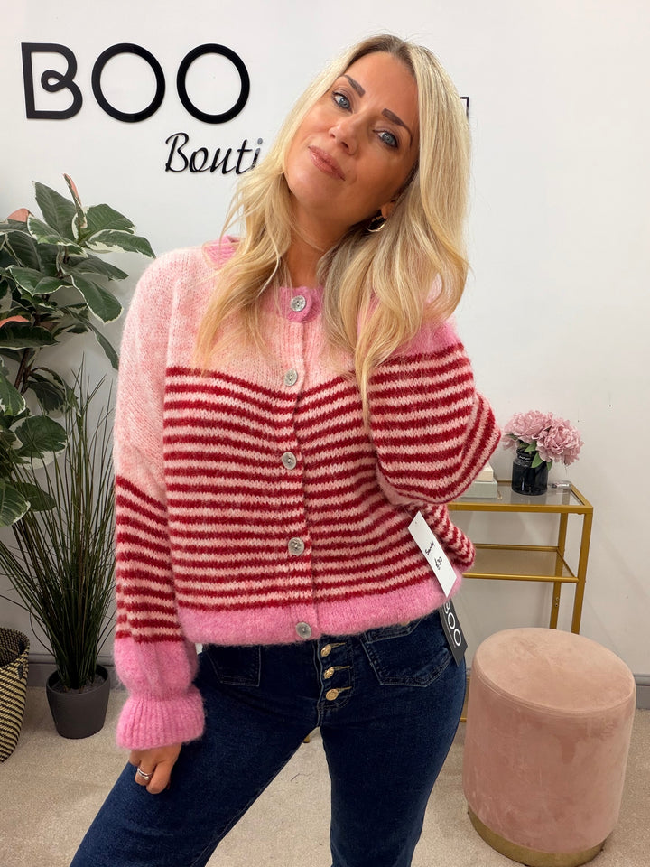 The SANDY stripe cardigan - 4 colours