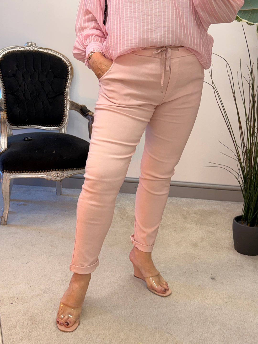 The NOELLE stretch plain magic trousers - 16 colours