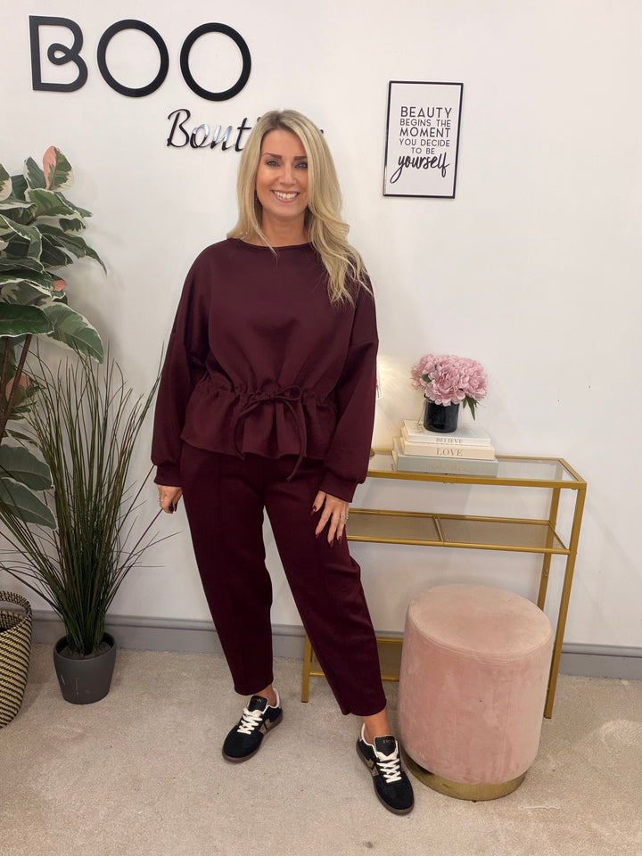 The CILLA scuba balloon leg trouser Co ord set - 6 colours