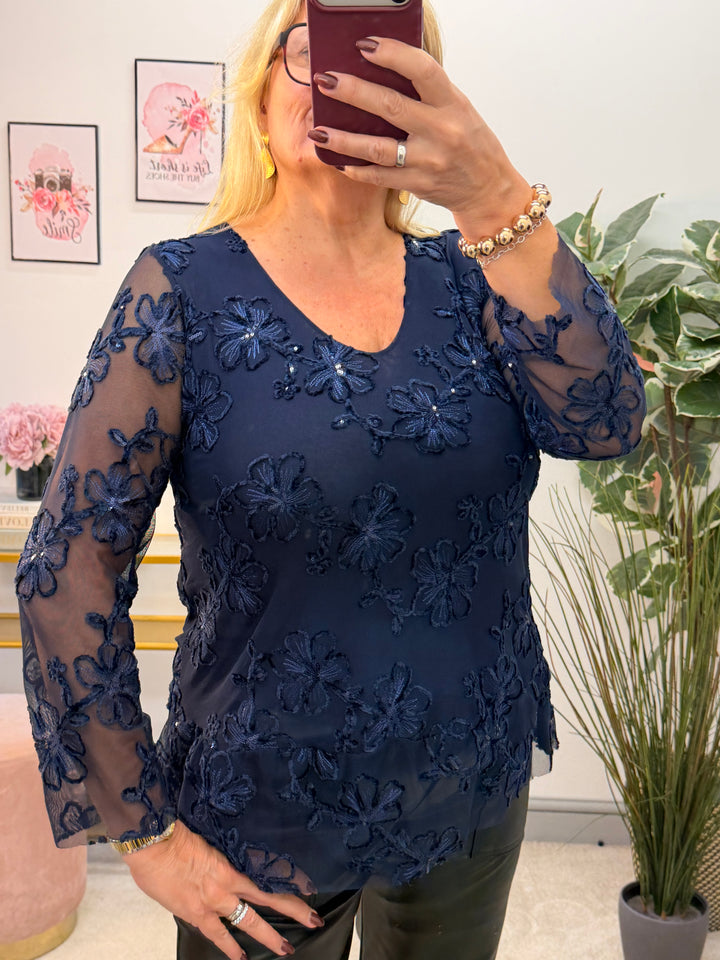 The DANNI sparkly sequin party top - 4 colours