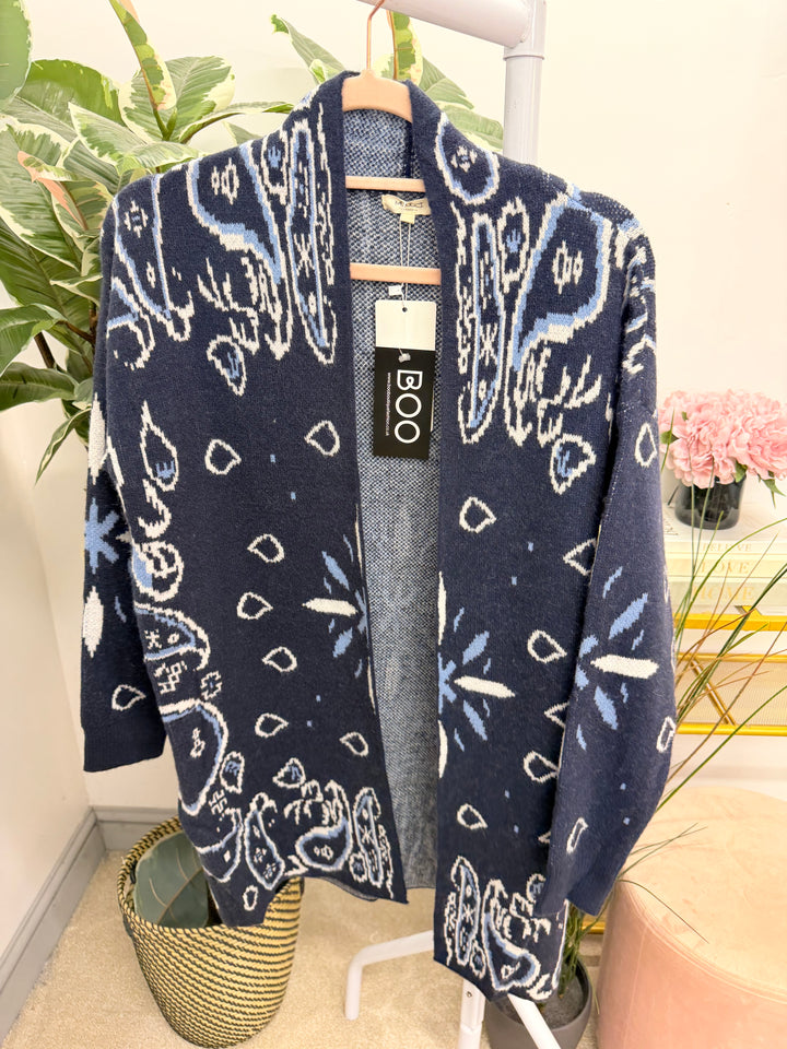 The RUSTIE bandana print cardigan - 3 colours
