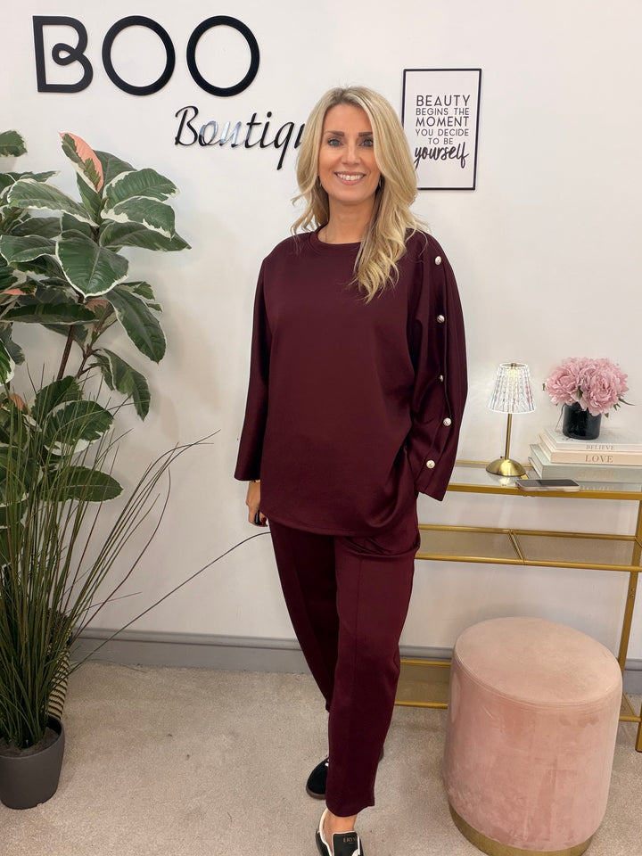 The LOTTIE scuba trouser Co ord suit - 4 colours