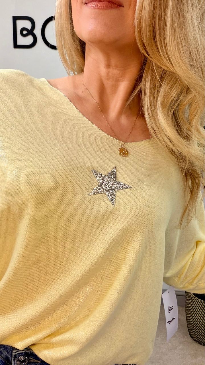 LADIES FASHION FINE KNIT TOP - WHITE, YELLOW, MINT, PINK, LIME