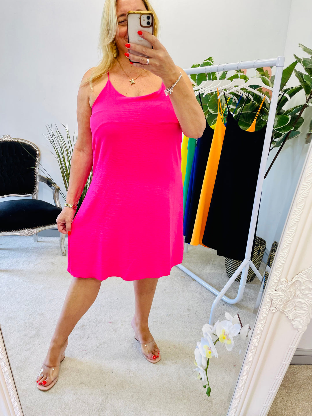 LADIES CASUAL BEACH SUMMER CAMI HOLIDAY DRESS