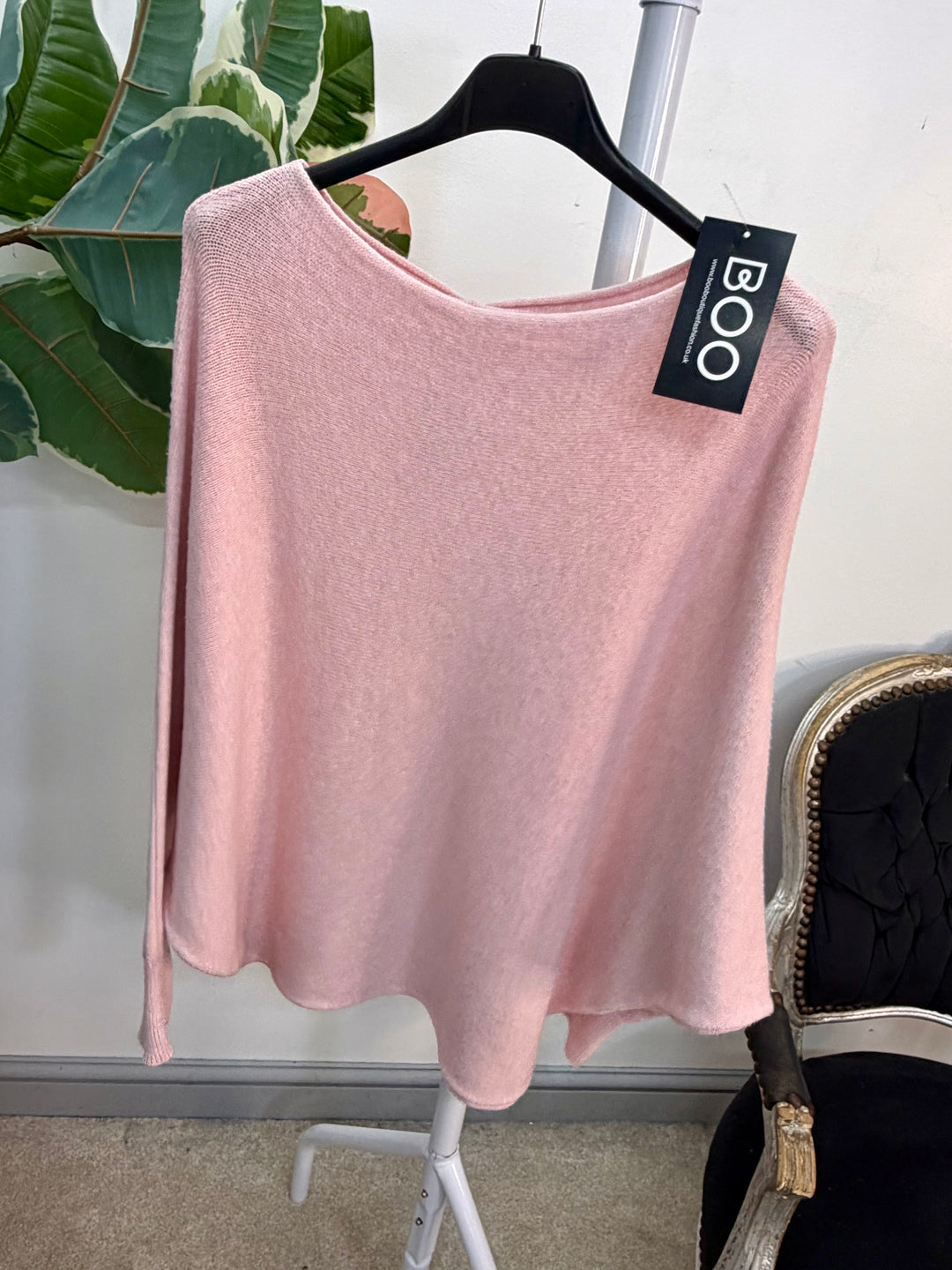 LADIES SOFT BATWING SLEEVE JUMPER - BLACK, NAVY, WHITE, BEIGE, PINK, BLUE, GREEN, LEMON