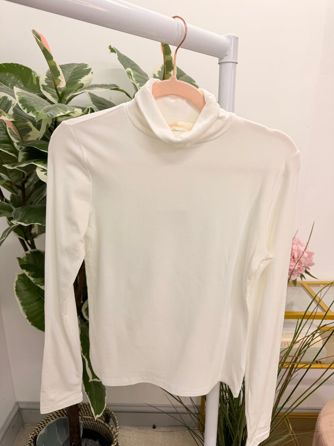 The IZZY fleece lined roll neck top - 4 colours