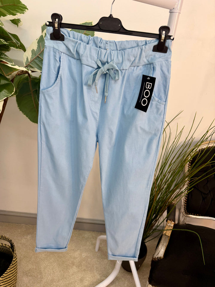 The NOELLE stretch plain magic trousers - 17 colours