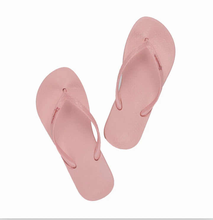 Ladies Ipanema Flip Flops - pink, fuschia & white
