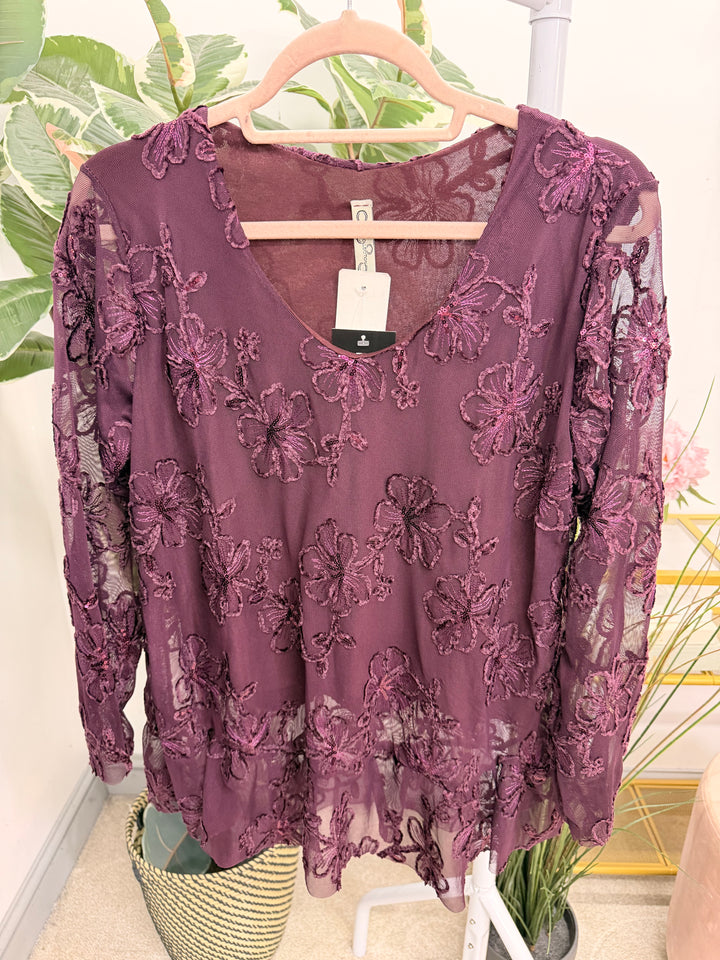 The DANNI sparkly sequin party top - 4 colours