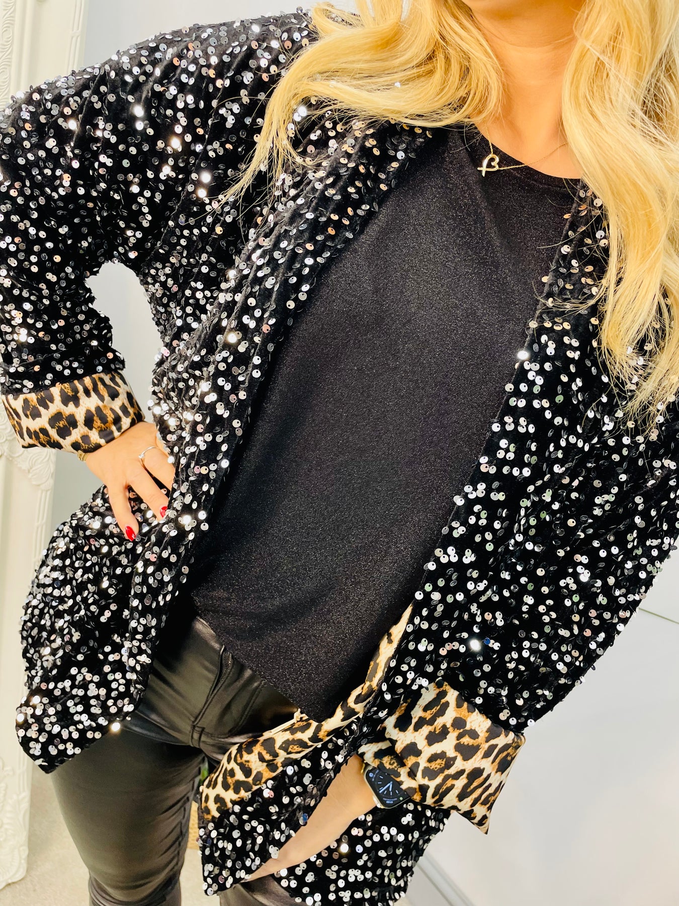 Sequin kimono jacket uk deals
