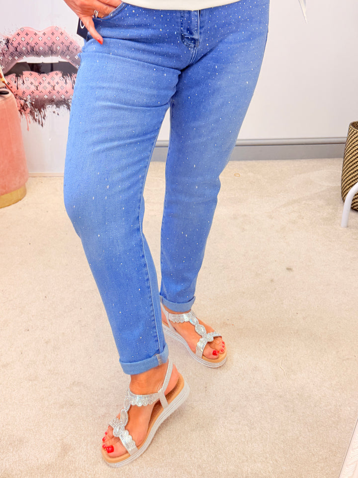 The DOLLY sparkly jeans - sizes 6 to 14