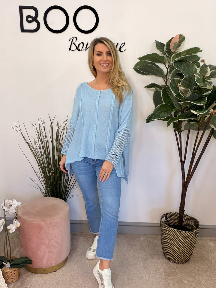 Ladies Fashion Oversize Top - yellow, beige, pink, white, fuschia and blue