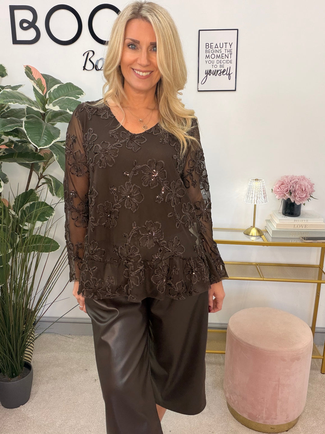 The DANNI sparkly sequin party top - 4 colours