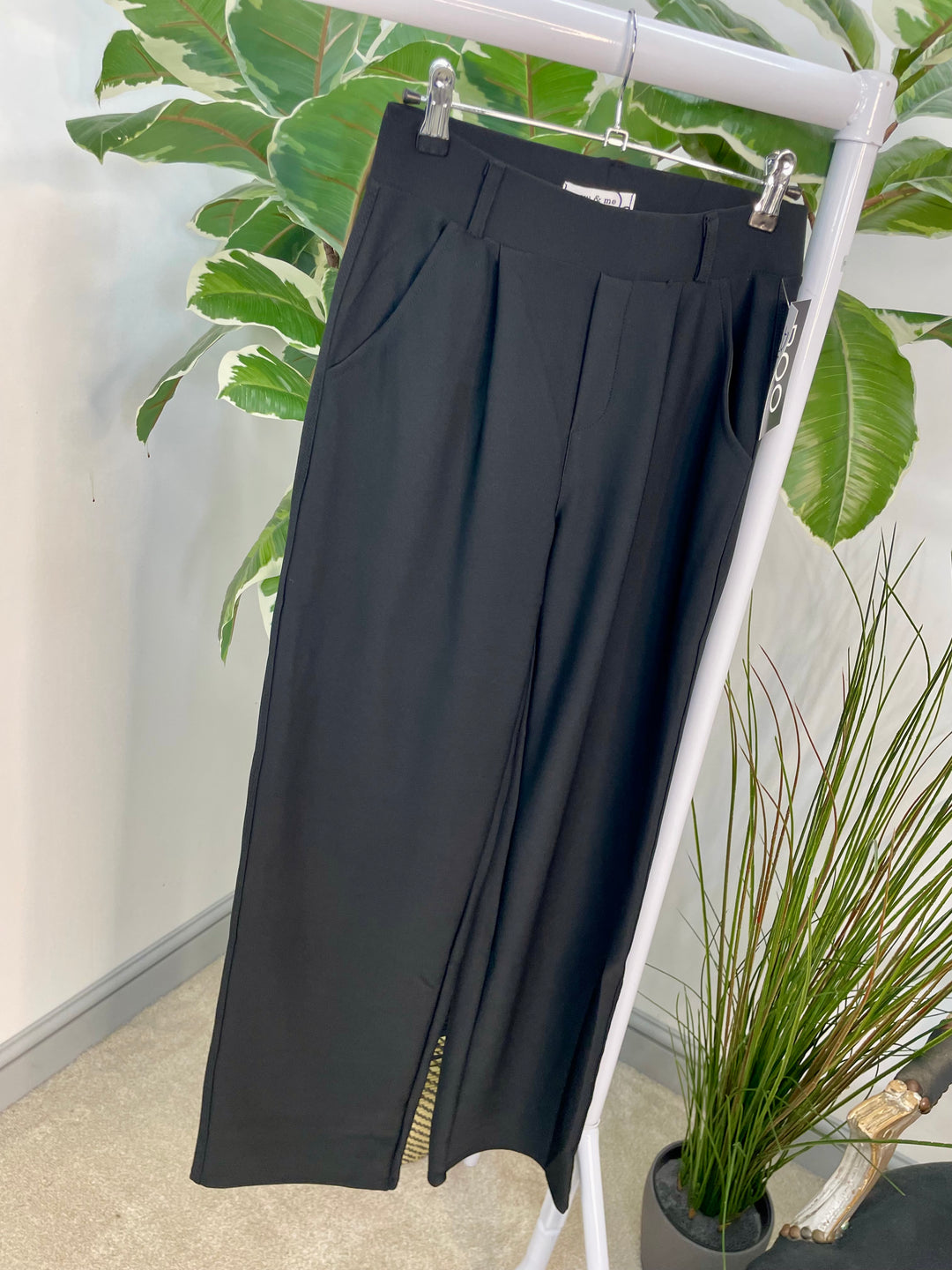 The DITA black trousers