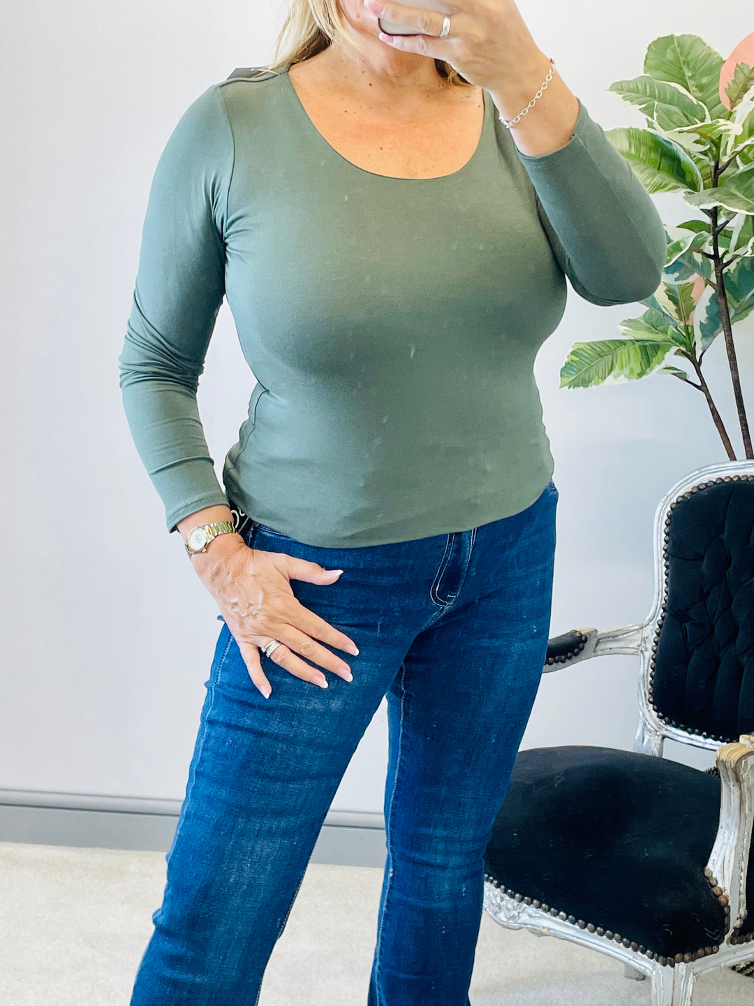 The BRON long sleeve basic top - lots of colours!