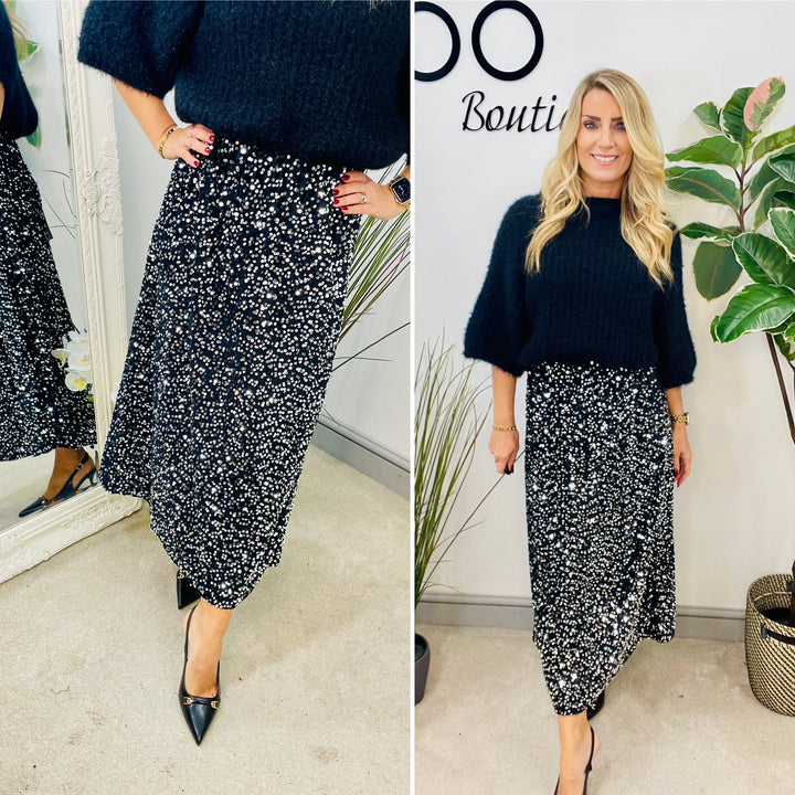 The SUE sequin maxi skirt - 2 colours