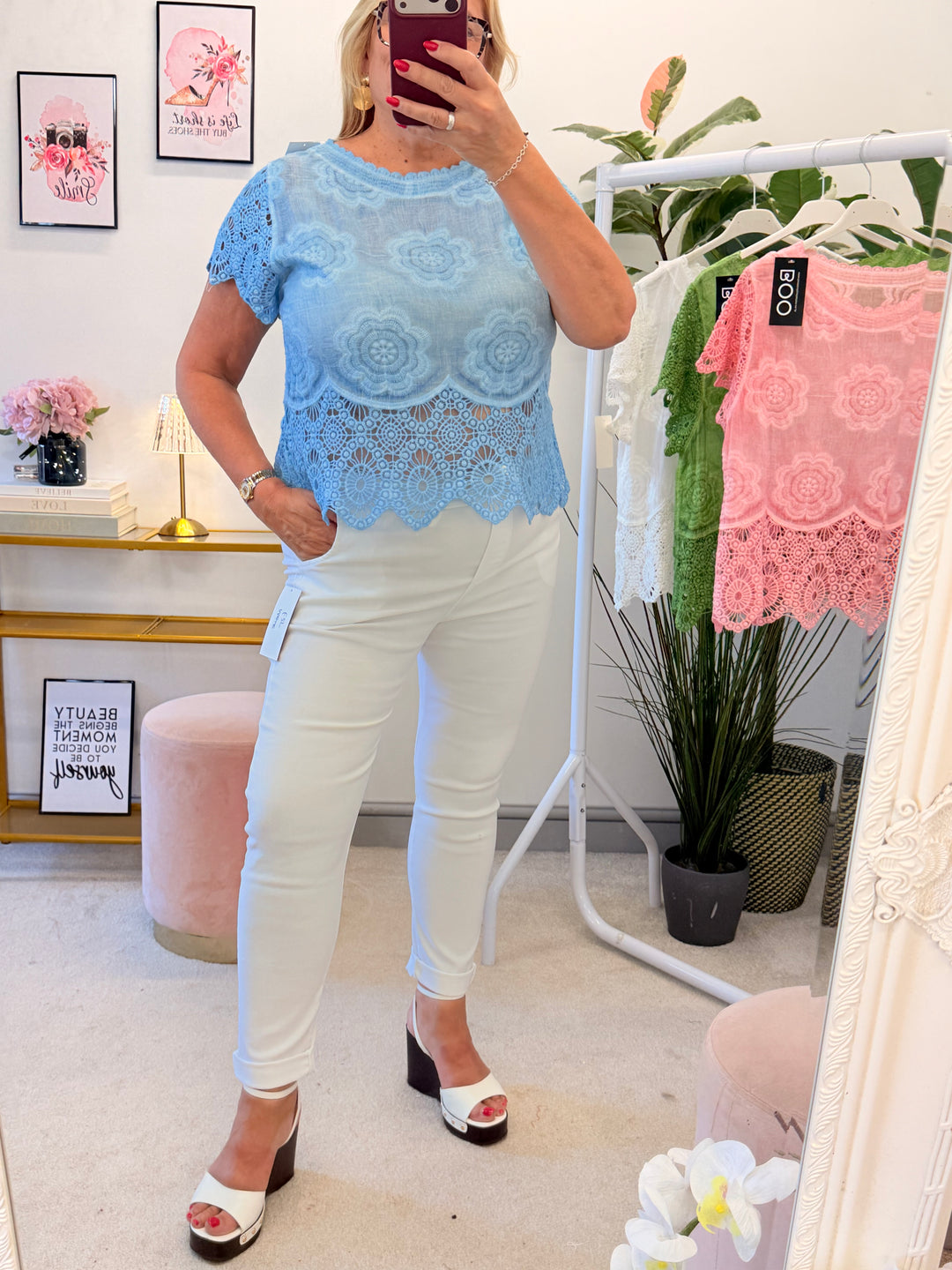 The MANDY top - 4 colours