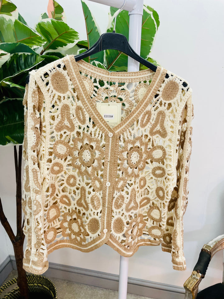 The COCKTAIL crochet cardigan - 4 colours