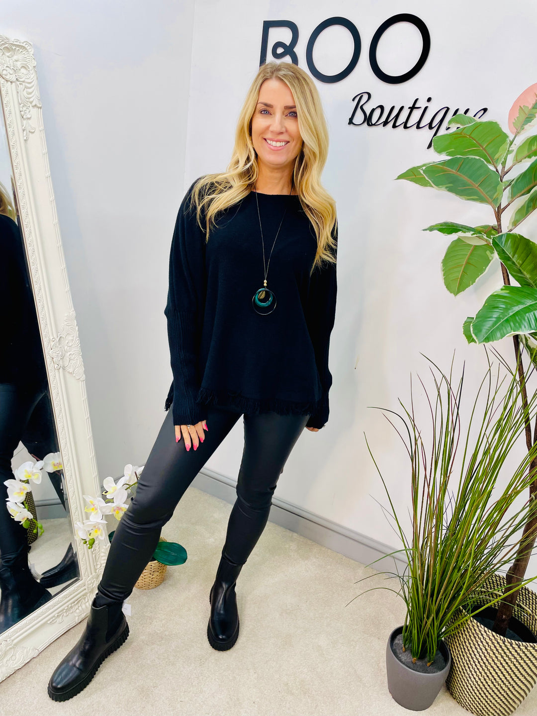 LADIES SOFT KNIT LOOSE FIT JUMPER - 11 COLOURS