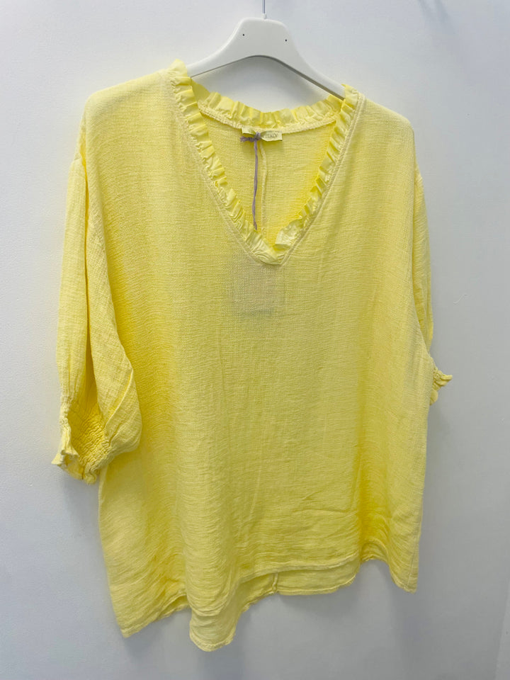 The TAYLOR top - lemon only!  25% OFF