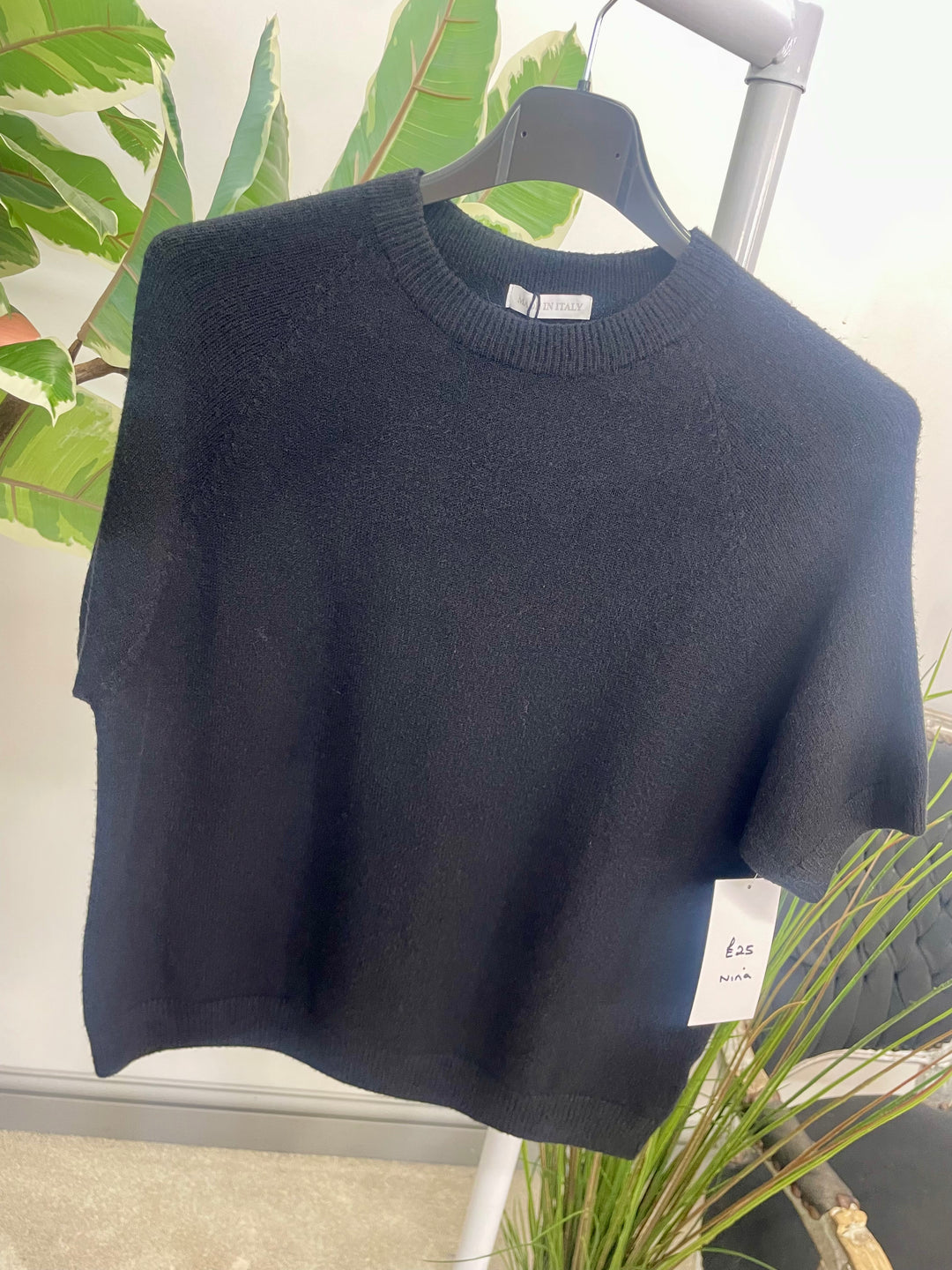 LADIES SOFT KNIT SHORT SLEEVE AUTUMN JUMPER 
