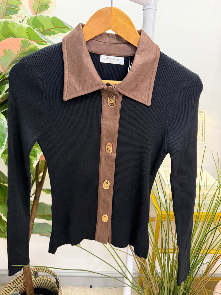 The JANE ribbed knit fitted cardigan - 3 colours