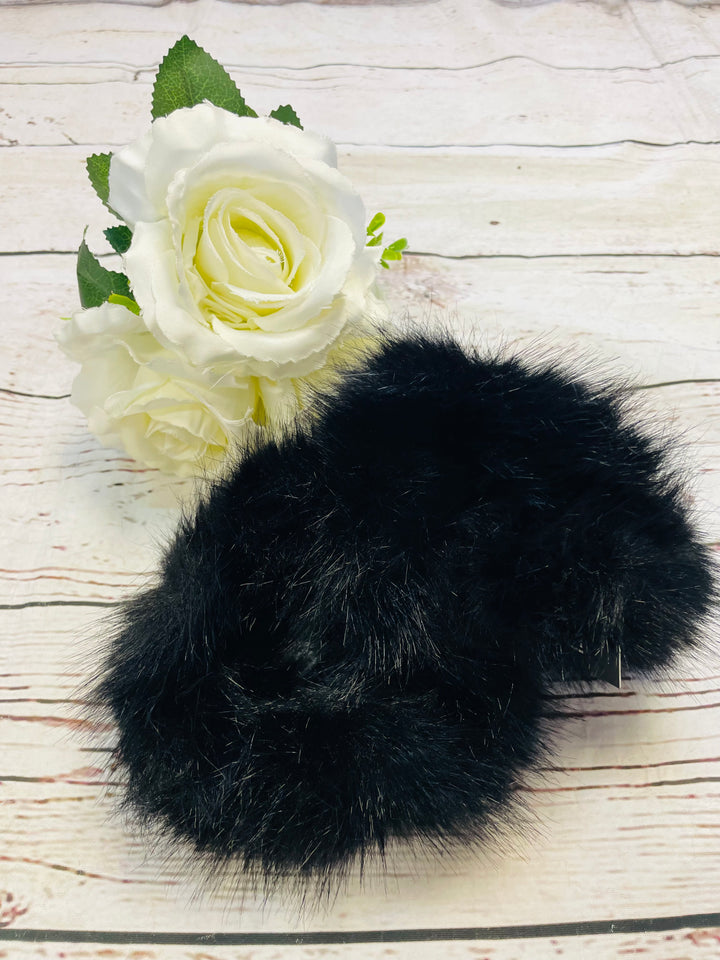 LADIES FAUX FUR FASHION CUFFS - NAVY, BLACK, MOCHA & WHITE