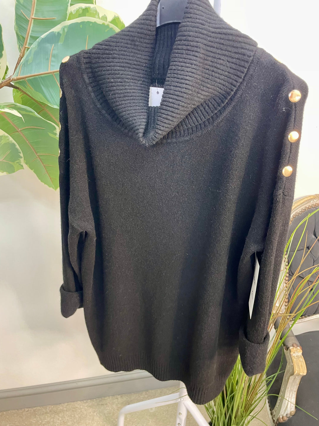 LADIES SOFT KNIT ROLL NECK JUMPER - WHITE, BLACK, BURGUNDY, BROWN & BEIGE