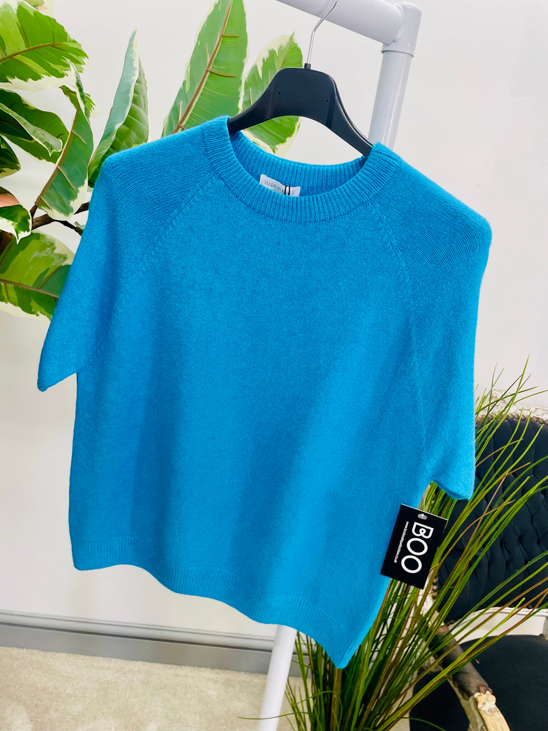 LADIES SOFT KNIT SHORT SLEEVE AUTUMN JUMPER 