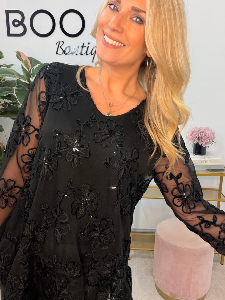 The DANNI sparkly sequin party top - 4 colours