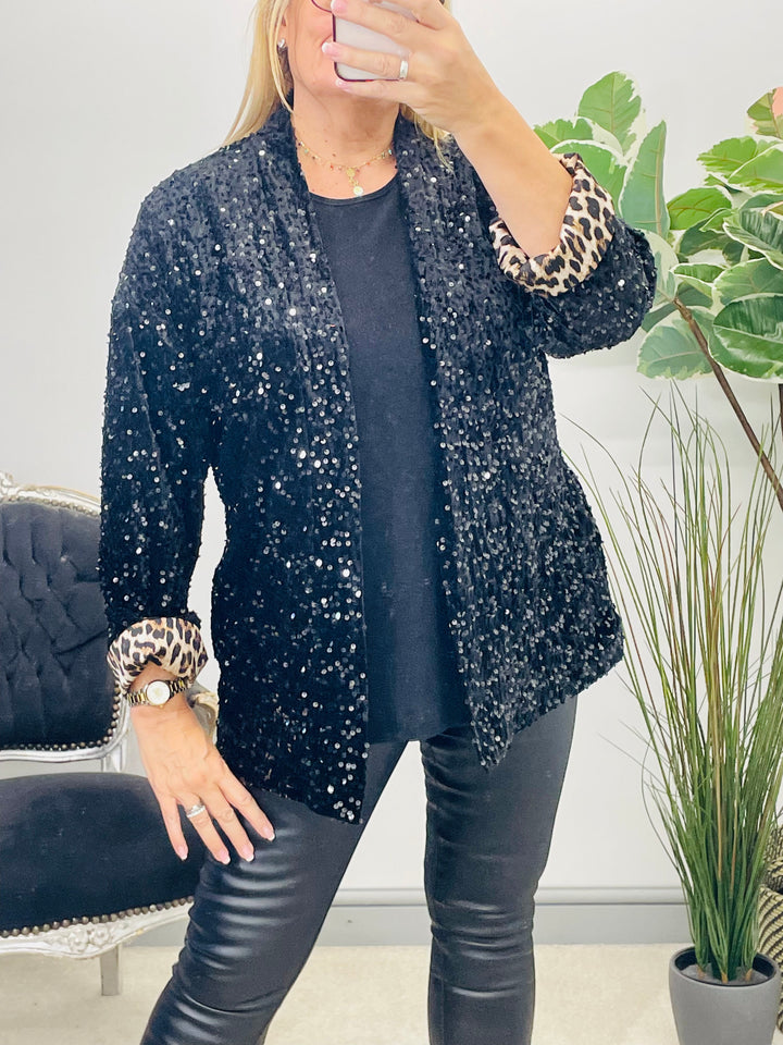 The MERRY sequin kimono jacket - 5 colours