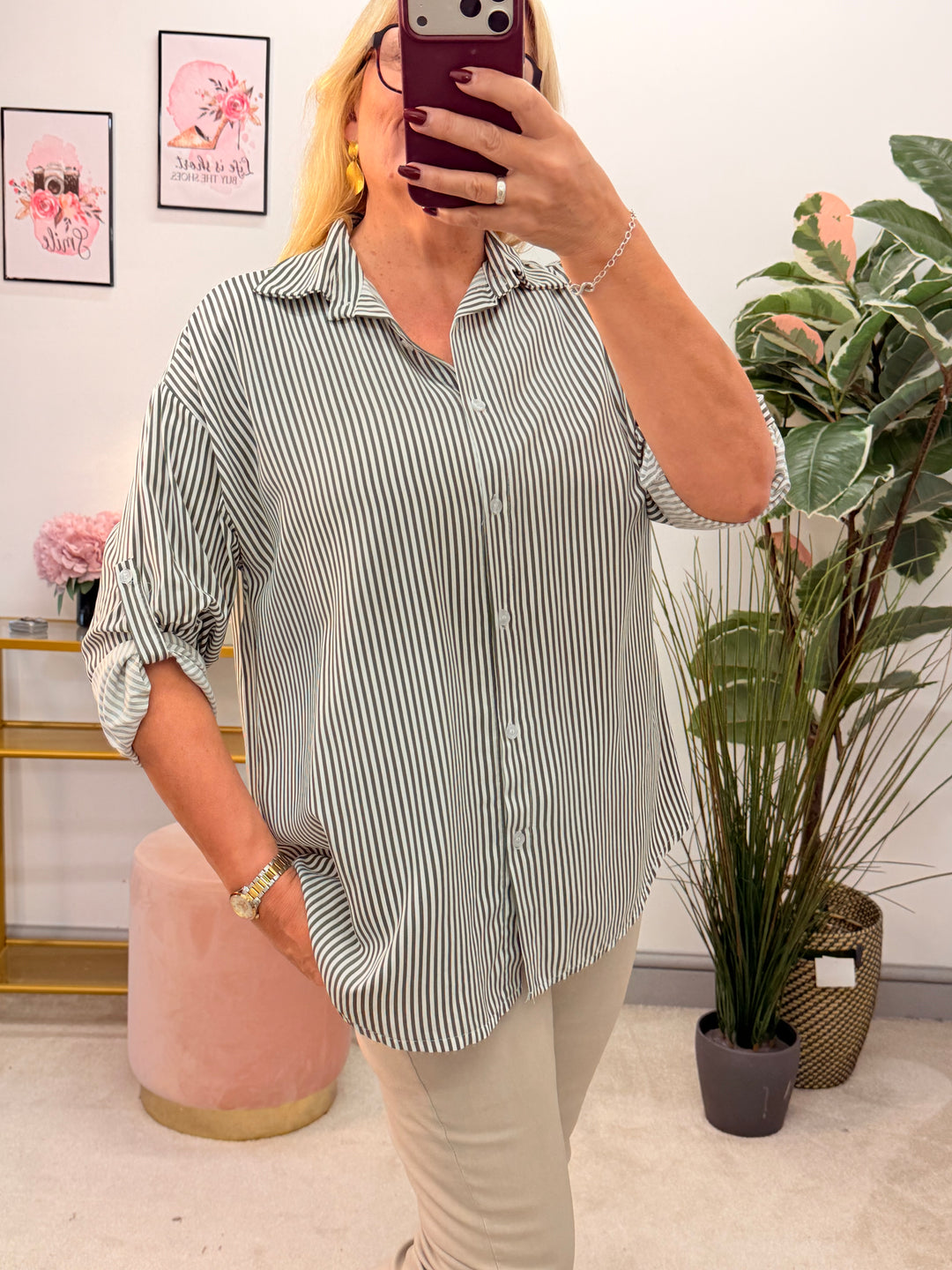 The PEACHES pinstripe shirt - 3 colours