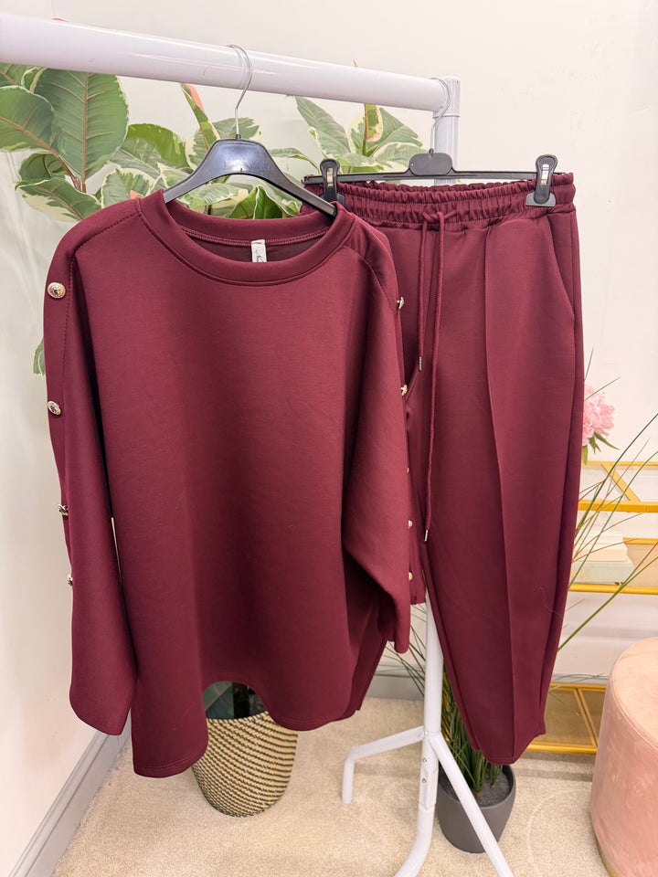 The LOTTIE scuba trouser Co ord suit - 4 colours