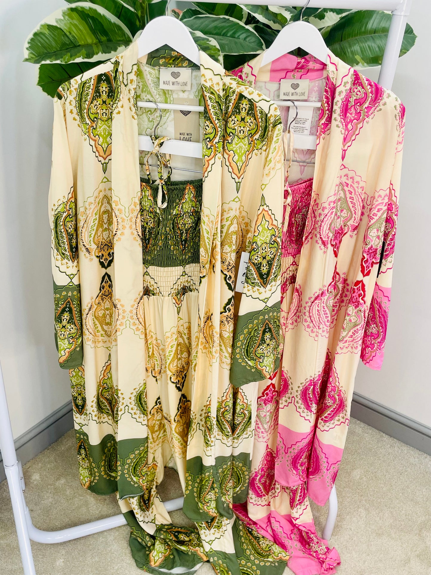 The CAYLA jumpsuit / kimono set - 2 colours