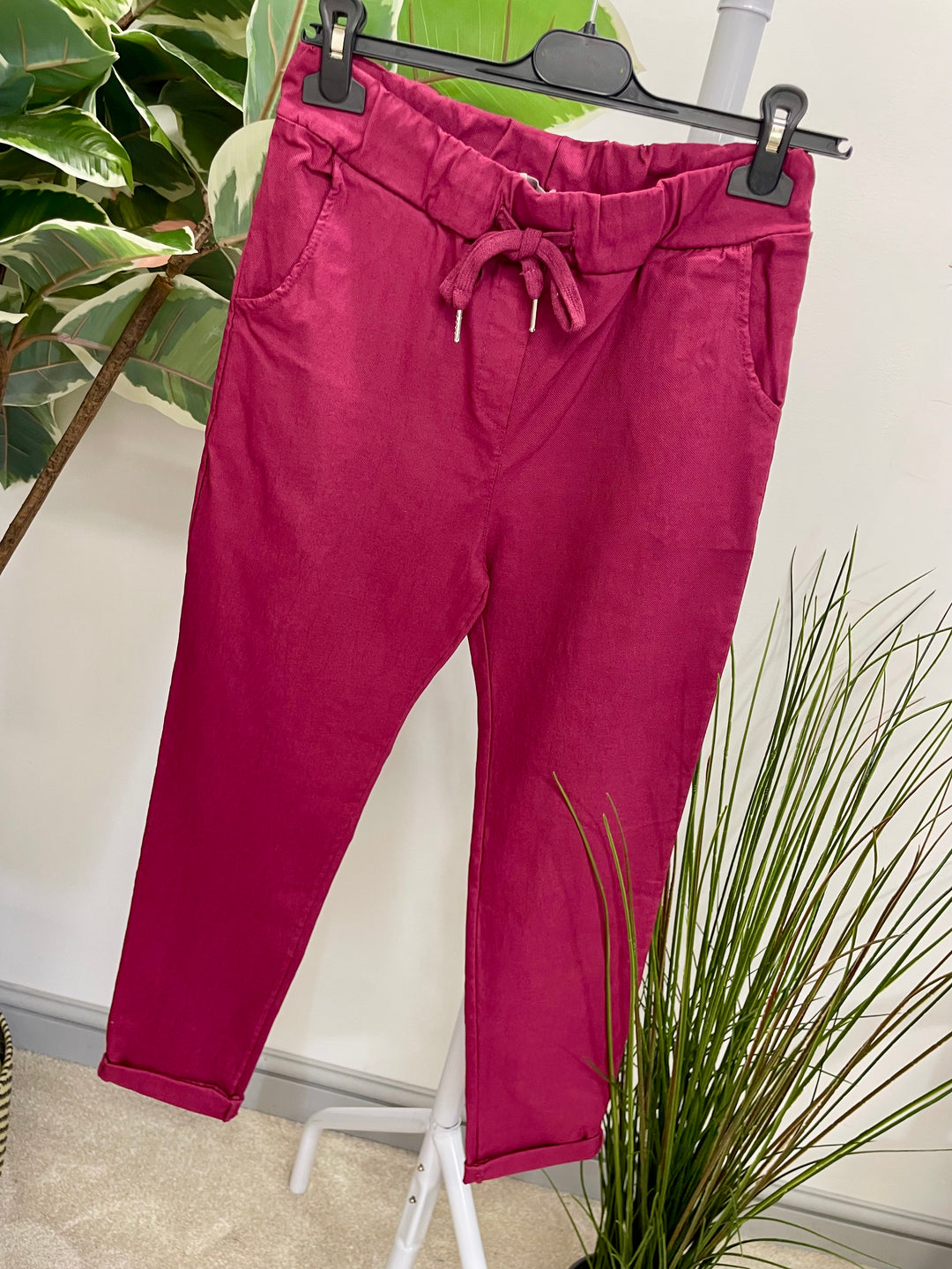 The NOELLE stretch plain magic trousers - 13 colours