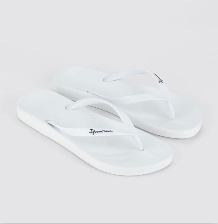 Ladies Ipanema Flip Flops - pink, fuschia & white