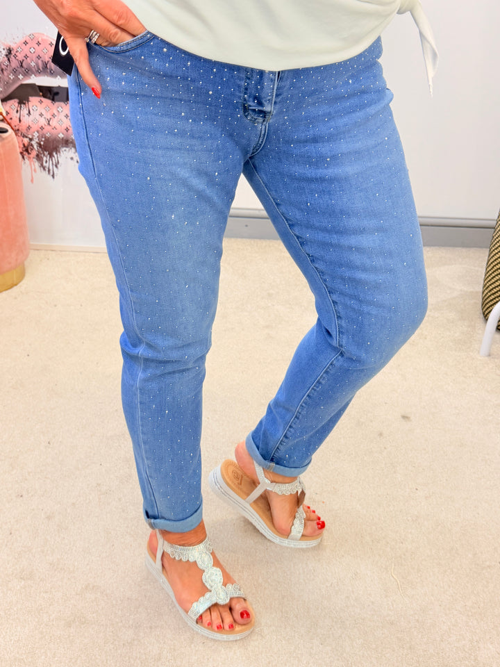 The DOLLY sparkly jeans - sizes 6 to 14