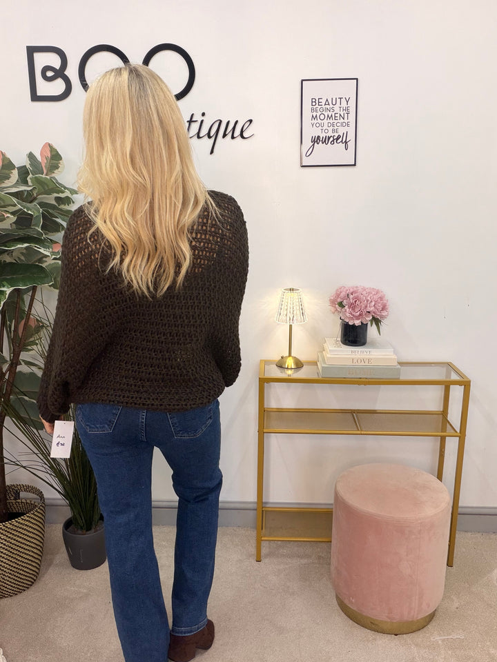 The ANN thick knit twist front jumper - 4 colours