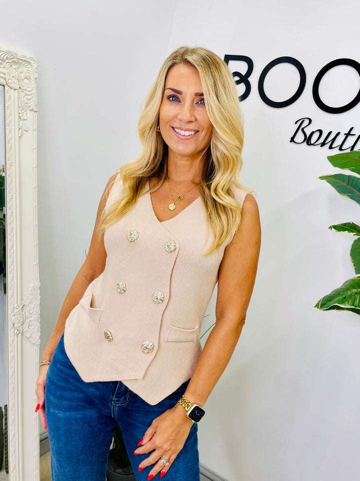 The TINA knitted waistcoat - 4 colours