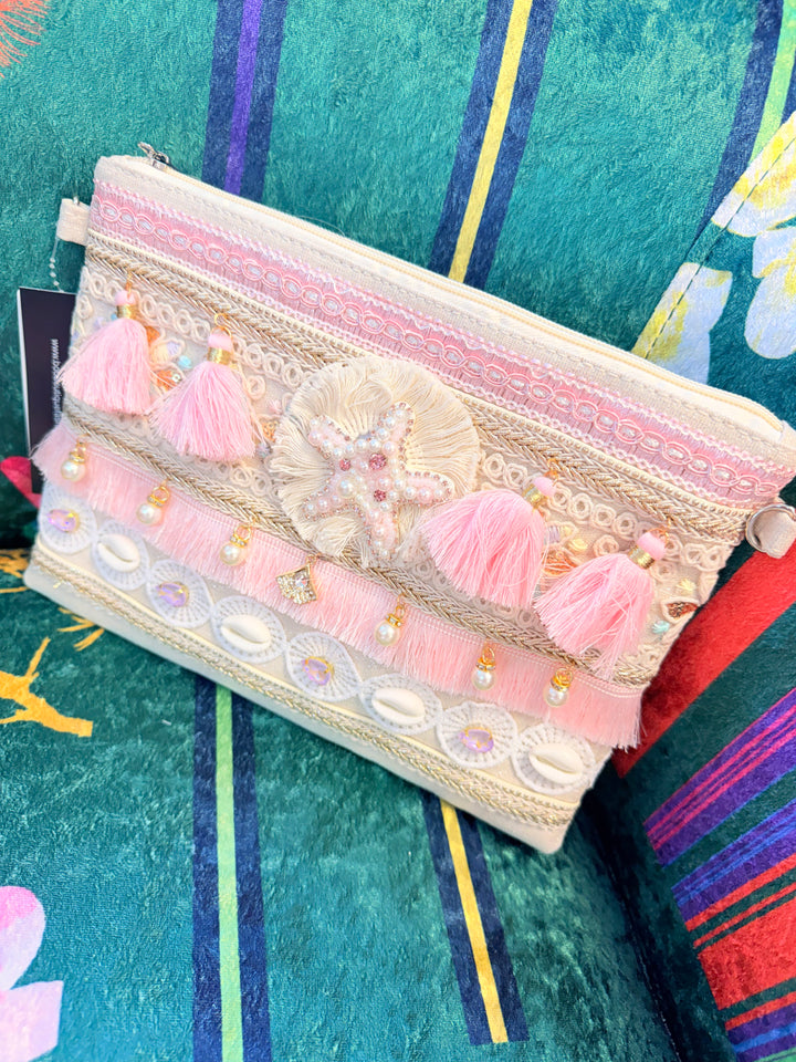 The JANE sparkly beach clutch bag - 4 styles