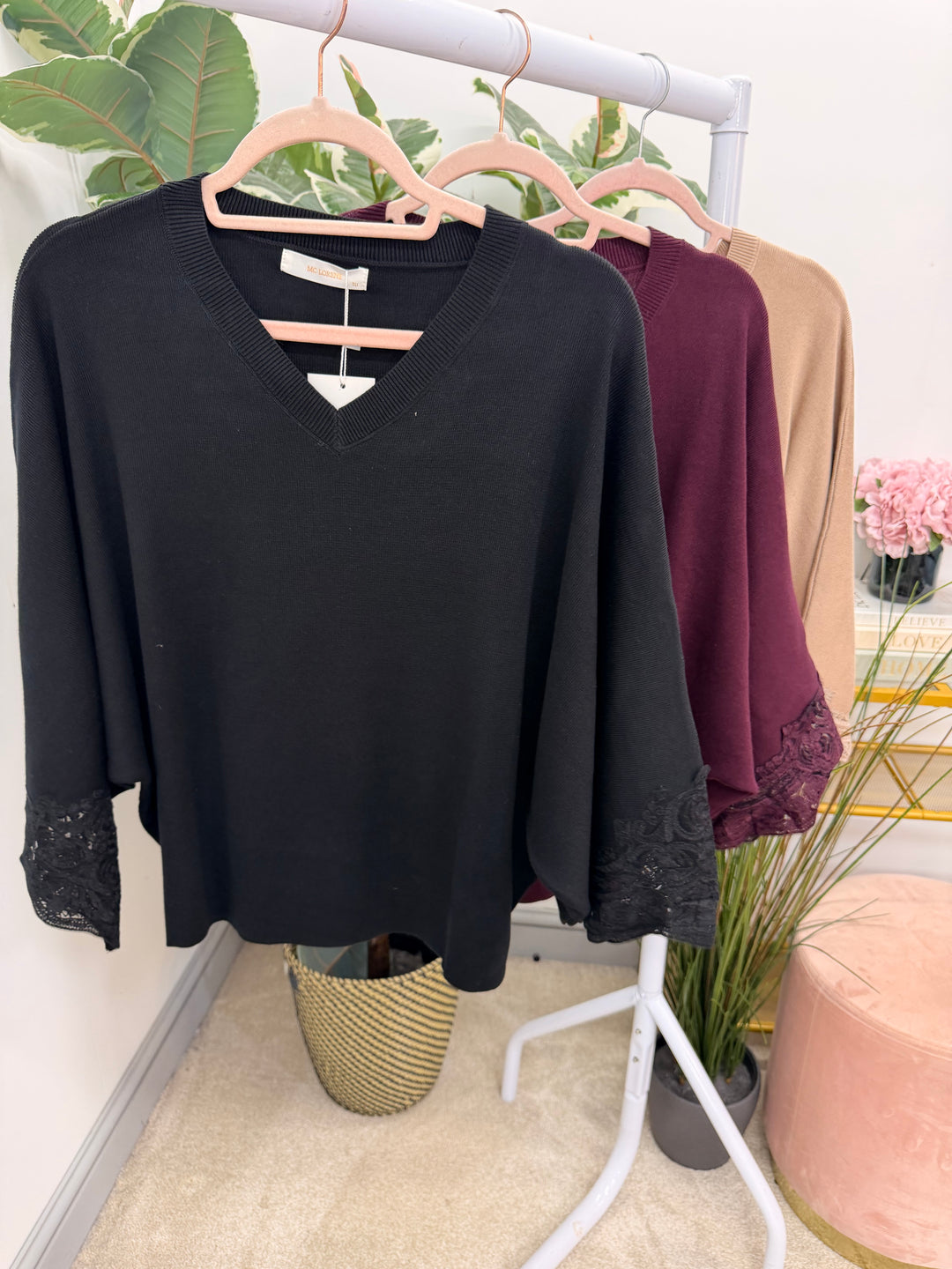 The SUZIE batwing jumper - 3 colours