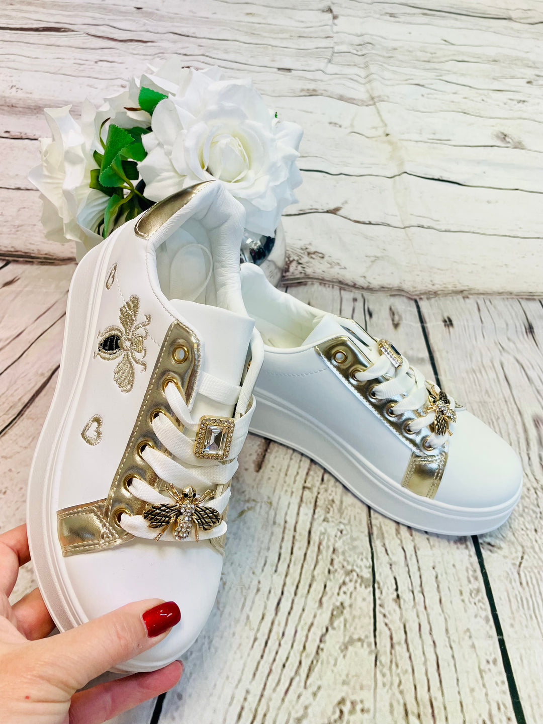 FLATFORM INSPIRED TRAINERS ( 24003 ) - 2 colours