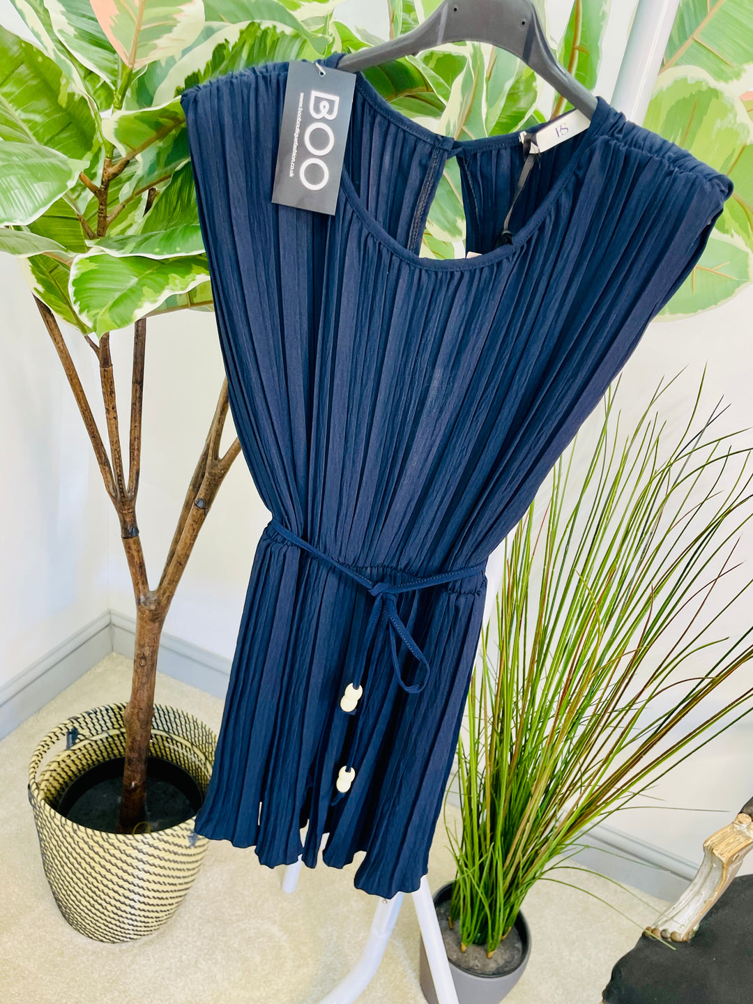 LADIES PLEATED SUMMER SHORTS PLAYSUIT - NAVY, BLACK, KHAKI & BEIGE