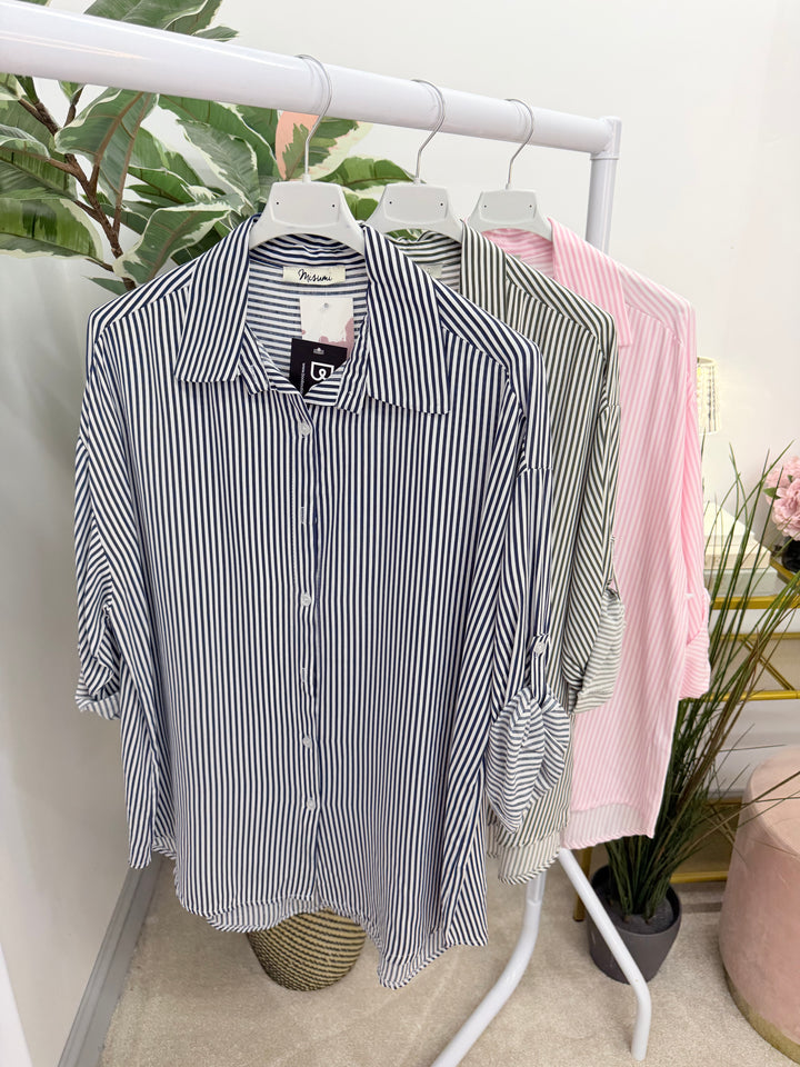 The PEACHES pinstripe shirt - 3 colours