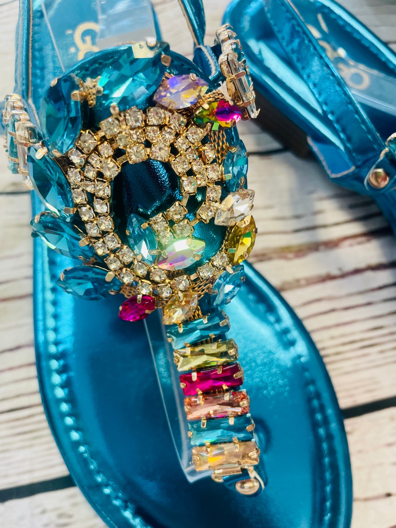 Jewelled flat sandals uk discount