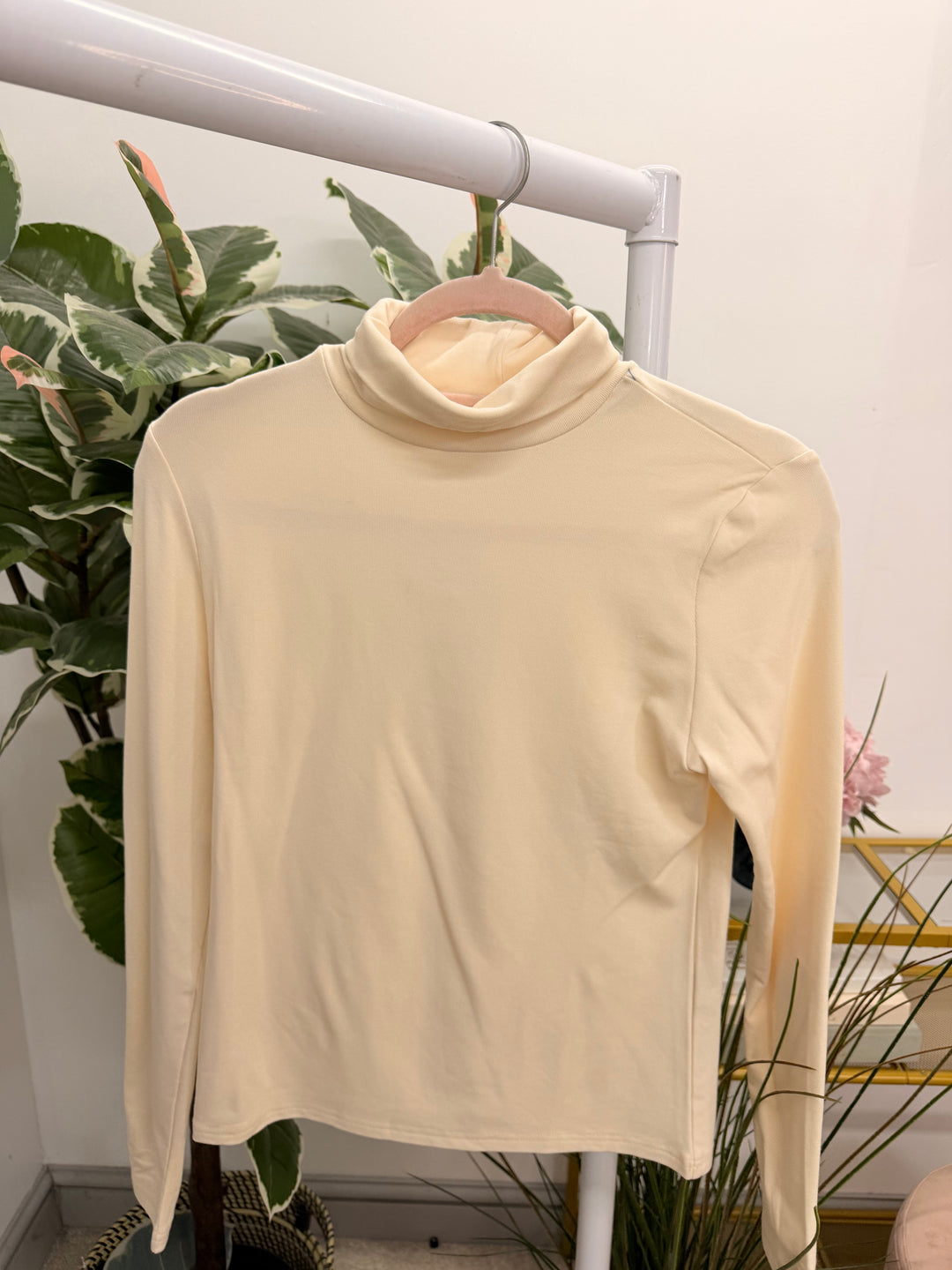The IZZY fleece lined roll neck top - 4 colours