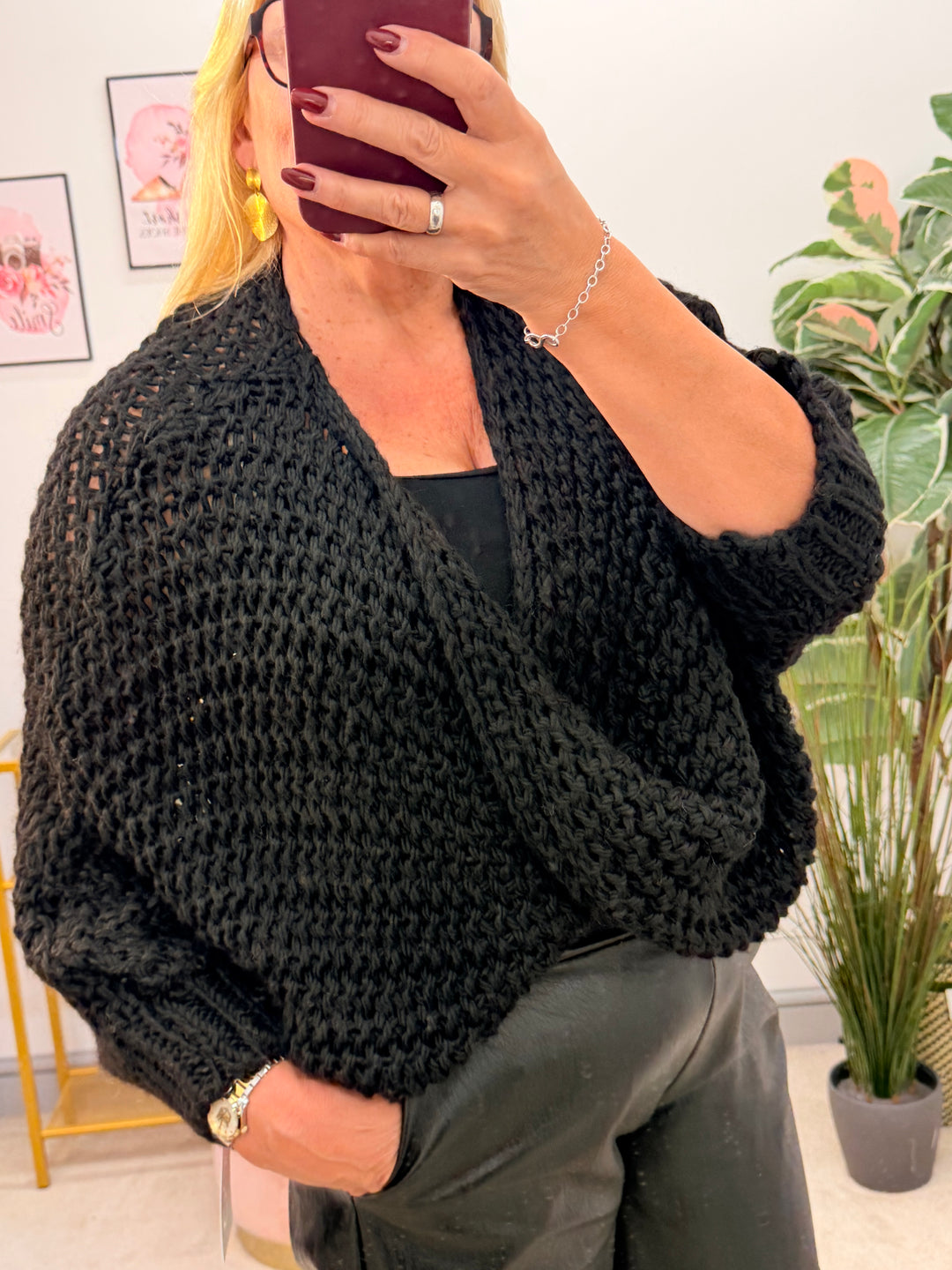 The ANN thick knit twist front jumper - 4 colours