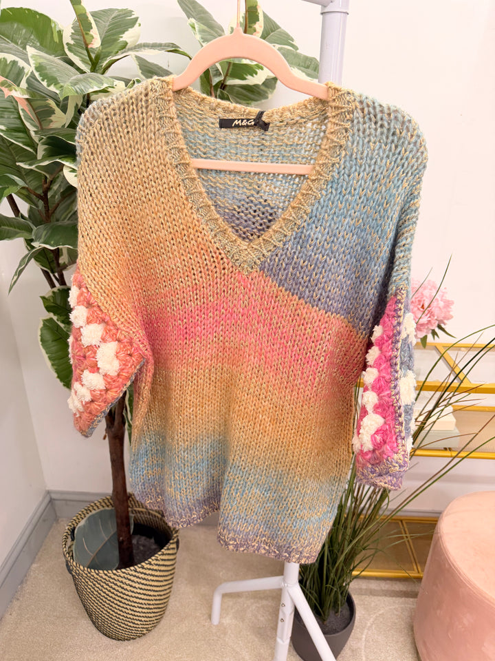 The SHONA lurex ombré jumper - 2 colours