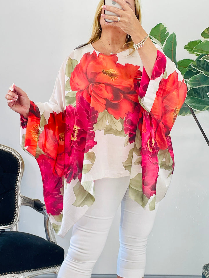 The CADIZ floaty top - 6 colours