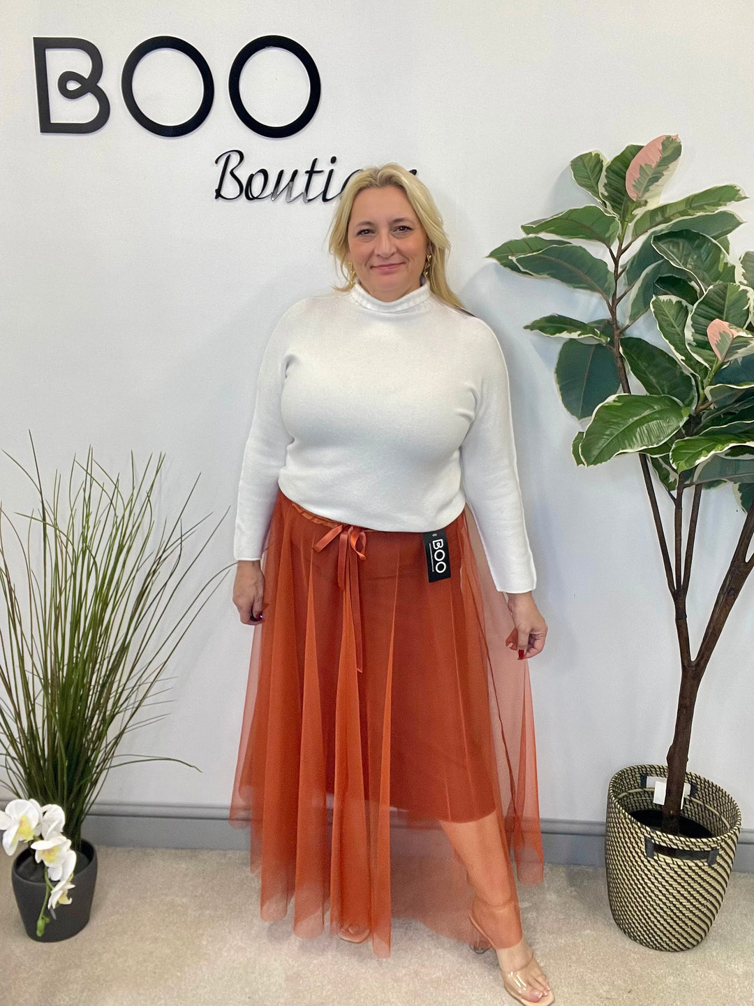 LADIES TURTLE NECK SOFT KNIT JUMPER - BROWN, BLACK, BERRY & WHITE